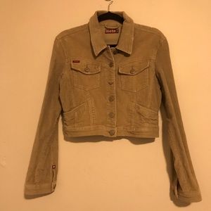 Cropped Corduroy Jacket